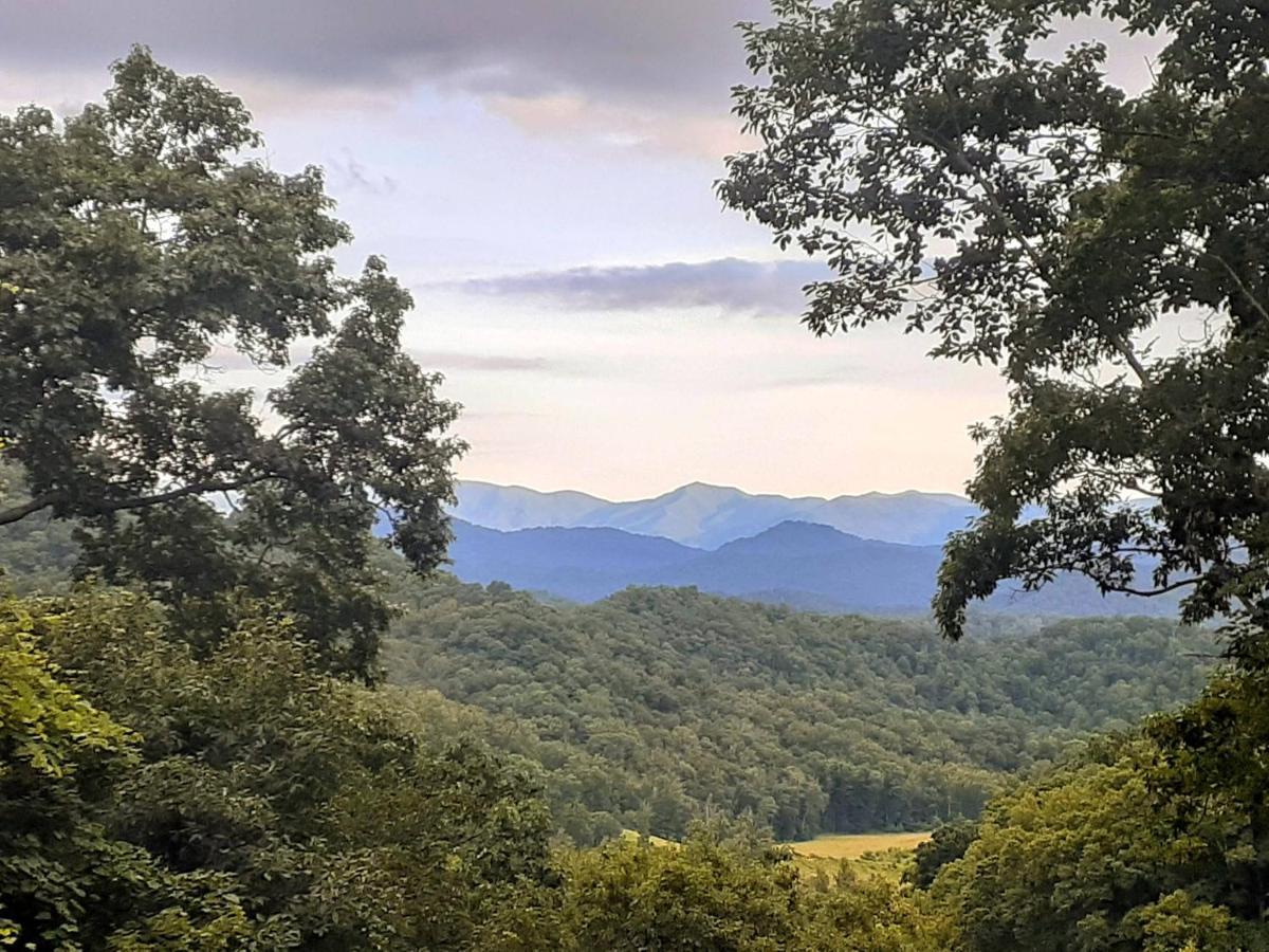 Treetops Cabin Easy To Asheville With Fast Wifi And Great View Swiss Esterno foto